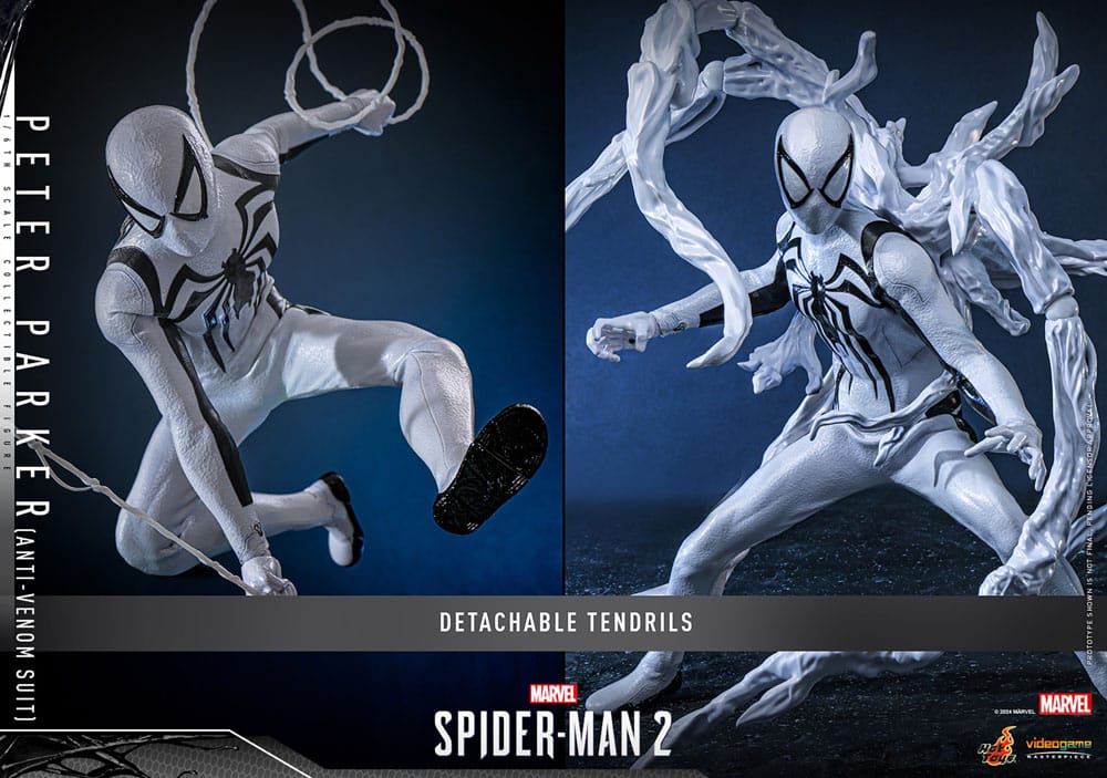 HOT TOYS - Spider-Man 2 Video Game Masterpiece Action Figure 1/6 Peter Parker (Anti-Venom Suit)