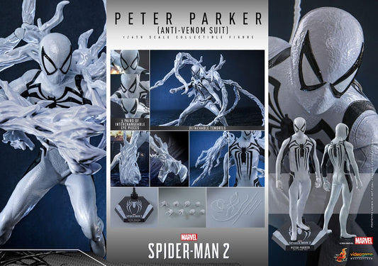 HOT TOYS - Spider-Man 2 Video Game Masterpiece Action Figure 1/6 Peter Parker (Anti-Venom Suit)