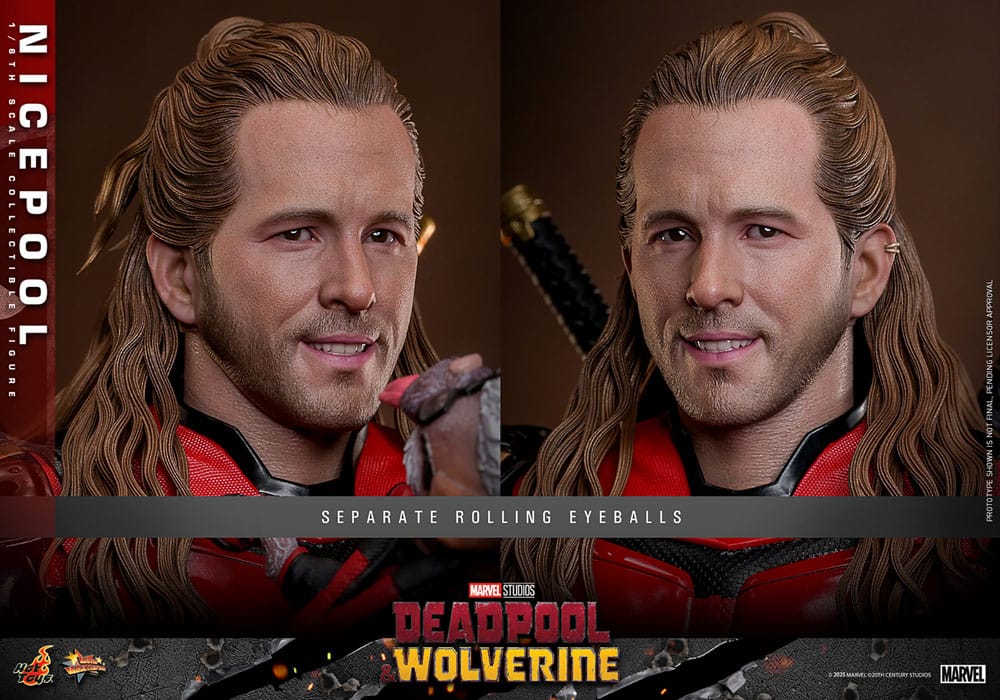 HOT TOYS - Deadpool & Wolverine Movie Masterpiece Action Figure 1/6 Nicepool  MMS788
