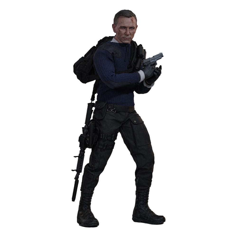 HOT TOYS - No Time To Die Movie Masterpiece Action Figure 1/6 James Bond (Commando Outfit) Hot Toys Exclusive  MMS804