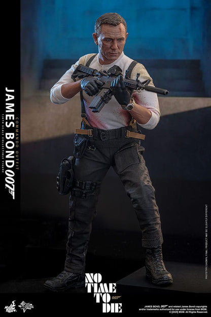 HOT TOYS - No Time To Die Movie Masterpiece Action Figure 1/6 James Bond (Commando Outfit) Hot Toys Exclusive  MMS804
