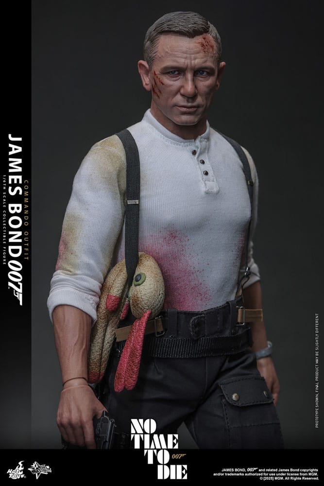 HOT TOYS - No Time To Die Movie Masterpiece Action Figure 1/6 James Bond (Commando Outfit) Hot Toys Exclusive  MMS804