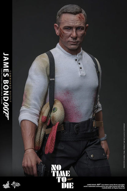 HOT TOYS - No Time To Die Movie Masterpiece Action Figure 1/6 James Bond (Commando Outfit) Hot Toys Exclusive  MMS804
