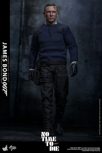 HOT TOYS - No Time To Die Movie Masterpiece Action Figure 1/6 James Bond (Commando Outfit) Hot Toys Exclusive  MMS804
