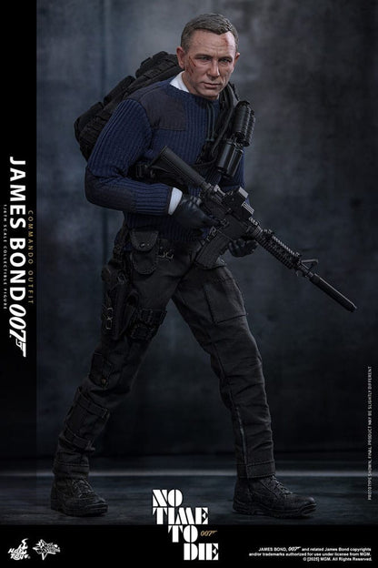 HOT TOYS - No Time To Die Movie Masterpiece Action Figure 1/6 James Bond (Commando Outfit) Hot Toys Exclusive  MMS804