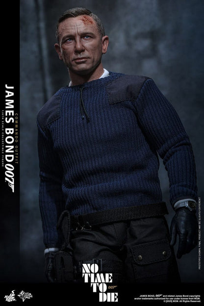 HOT TOYS - No Time To Die Movie Masterpiece Action Figure 1/6 James Bond (Commando Outfit) Hot Toys Exclusive  MMS804