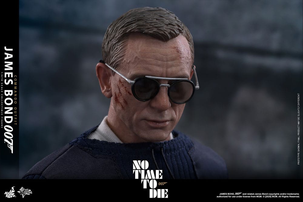 HOT TOYS - No Time To Die Movie Masterpiece Action Figure 1/6 James Bond (Commando Outfit) Hot Toys Exclusive  MMS804