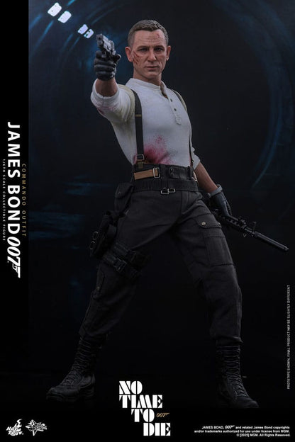 HOT TOYS - No Time To Die Movie Masterpiece Action Figure 1/6 James Bond (Commando Outfit) Hot Toys Exclusive  MMS804