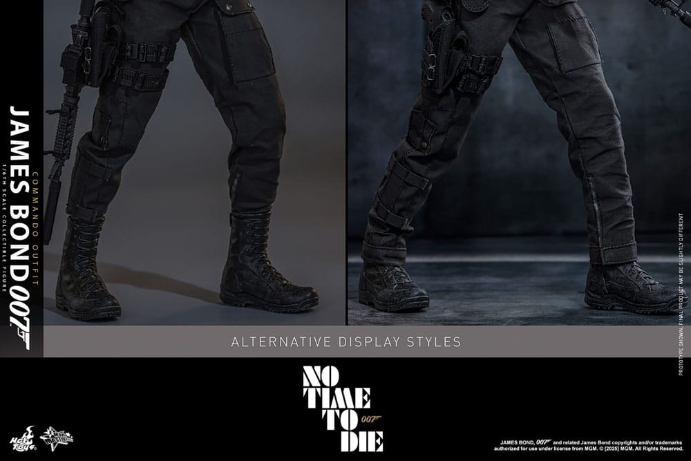 HOT TOYS - No Time To Die Movie Masterpiece Action Figure 1/6 James Bond (Commando Outfit) Hot Toys Exclusive  MMS804
