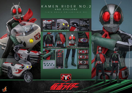 HOT TOYS - Kamen Rider 1/6 Kamen Rider No. 2 and Cylone  TMS149
