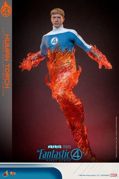 HOT TOYS - The Fantastic Four: First Steps Movie Masterpiece Action Figure 1/6 Human Torch