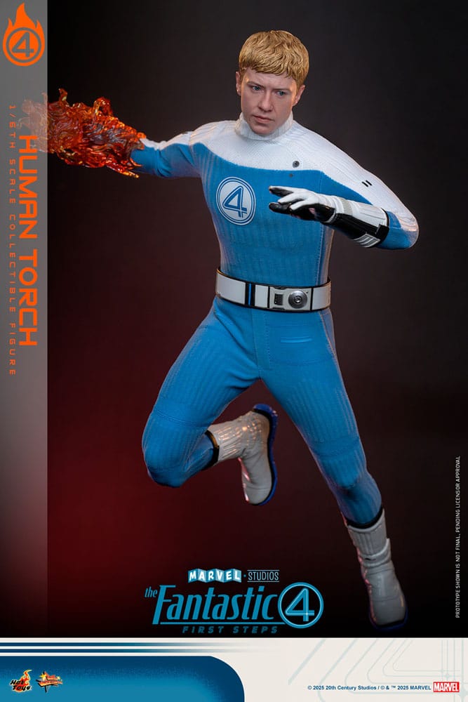 HOT TOYS - The Fantastic Four: First Steps Movie Masterpiece Action Figure 1/6 Human Torch