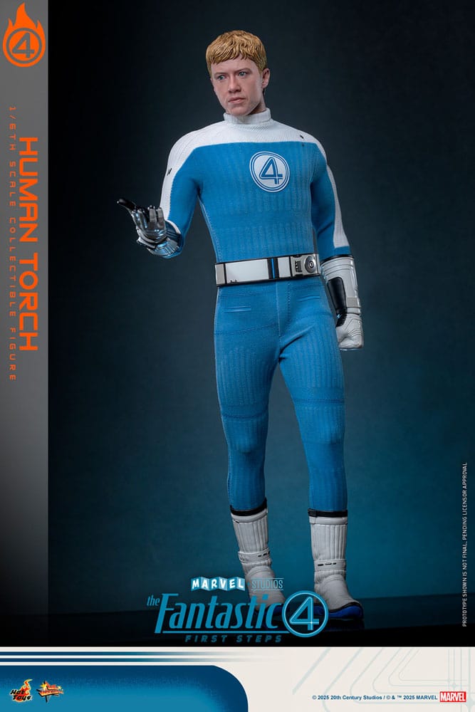 HOT TOYS - The Fantastic Four: First Steps Movie Masterpiece Action Figure 1/6 Human Torch