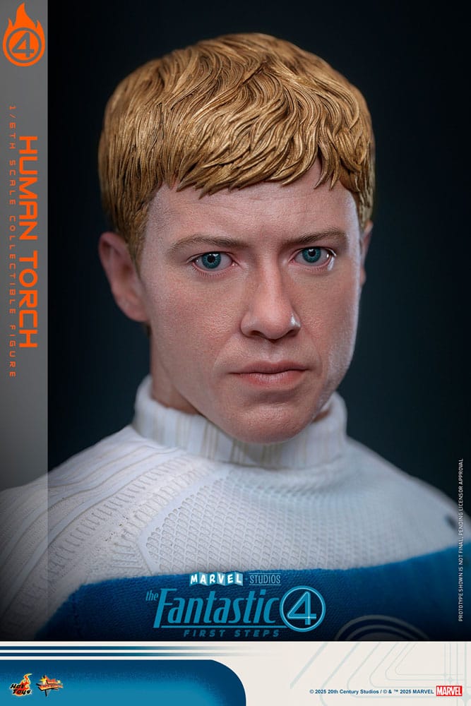 HOT TOYS - The Fantastic Four: First Steps Movie Masterpiece Action Figure 1/6 Human Torch