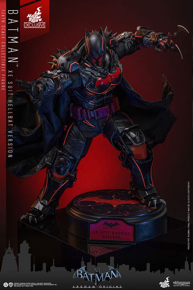 HOT TOYS - Batman Arkham Origins Videogame Masterpiece Action Figure 1/6 XE Suit Hellbat Version Hot Toys Exclusive VGM73