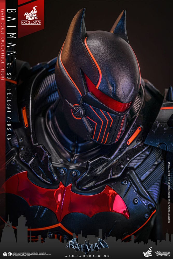 HOT TOYS - Batman Arkham Origins Videogame Masterpiece Action Figure 1/6 XE Suit Hellbat Version Hot Toys Exclusive VGM73
