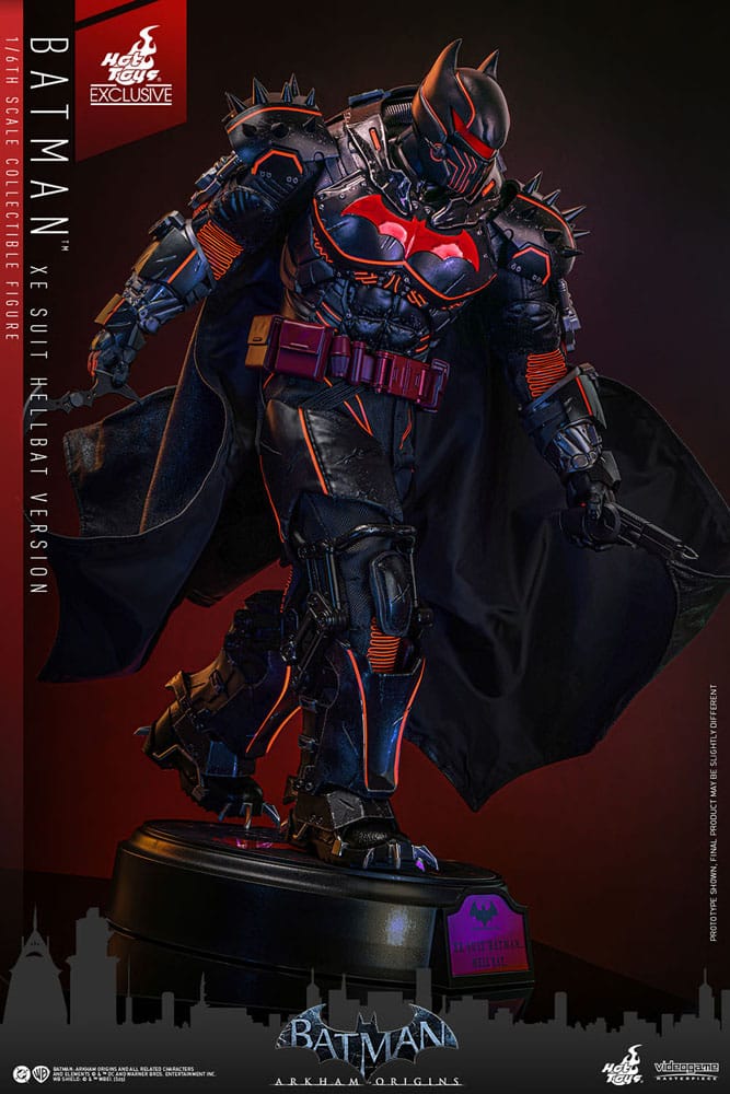 HOT TOYS - Batman Arkham Origins Videogame Masterpiece Action Figure 1/6 XE Suit Hellbat Version Hot Toys Exclusive VGM73