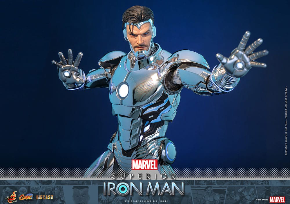 HOT TOYS - Marvel Comic Diecast Masterpiece Action Figure 1/6 Superior Iron Man
