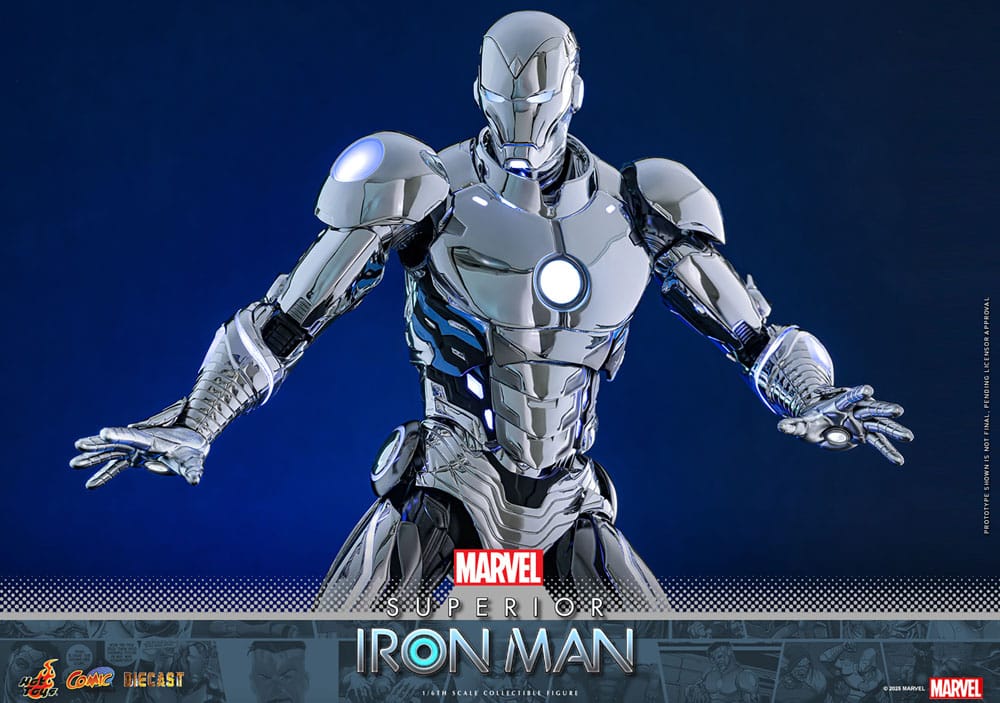 HOT TOYS - Marvel Comic Diecast Masterpiece Action Figure 1/6 Superior Iron Man