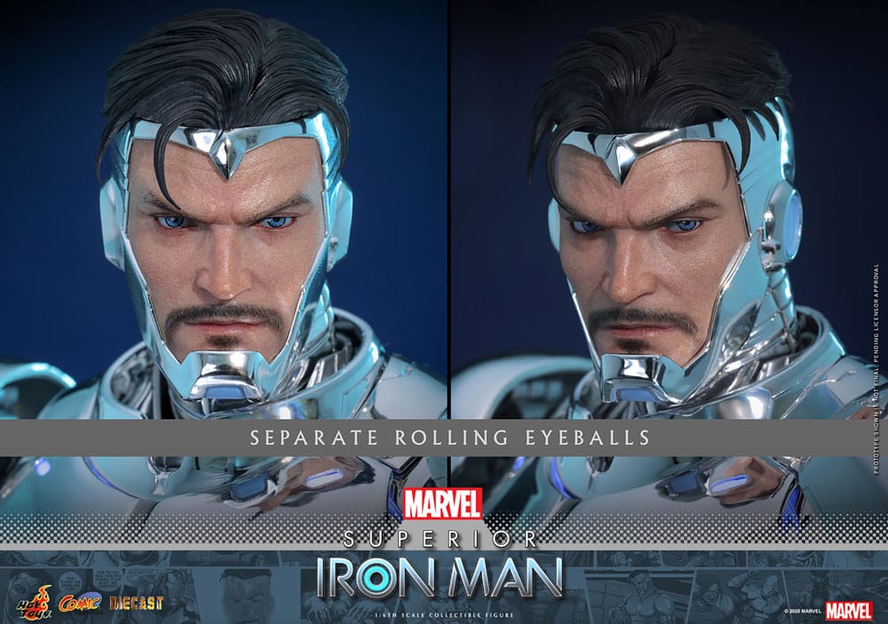 HOT TOYS - Marvel Comic Diecast Masterpiece Action Figure 1/6 Superior Iron Man