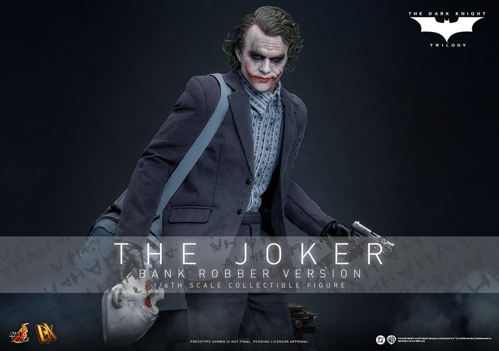 HOT TOYS - The Dark Knight DX Action Figure 1/6 The Joker (Bank Robber Version)