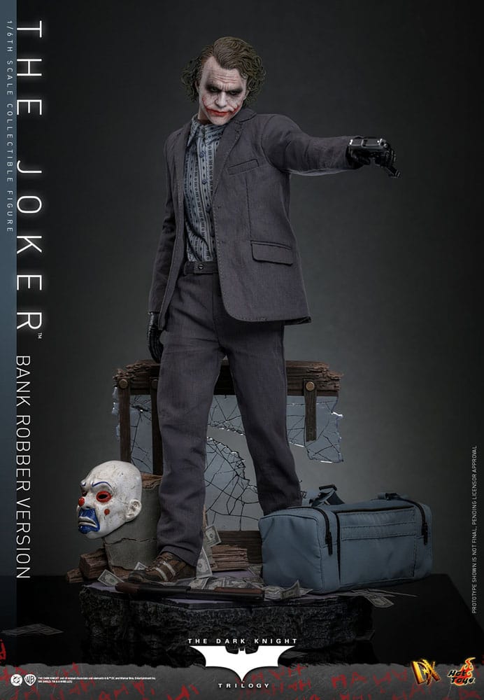 HOT TOYS - The Dark Knight DX Action Figure 1/6 The Joker (Bank Robber Version)
