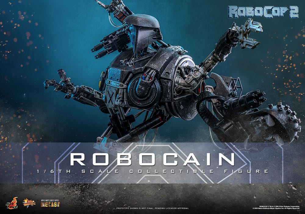 HOT TOYS - RoboCop 2 Movie Masterpiece Diecast Action Figure 1/6 RoboCain