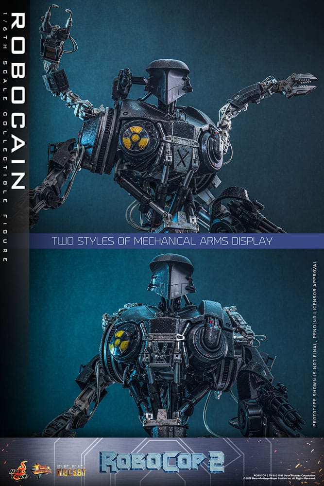 HOT TOYS - RoboCop 2 Movie Masterpiece Diecast Action Figure 1/6 RoboCain
