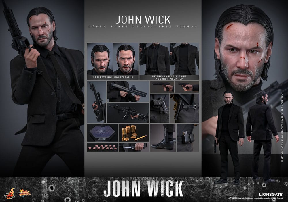 HOT TOYS - John Wick Movie Masterpiece Action Figure 1/6 John Wick