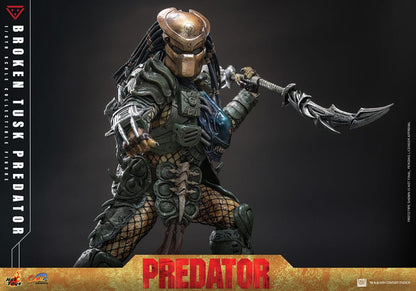 HOT TOYS - Alien vs. Predator Comic Masterpiece Action Figure 1/6 Broken Tusk Predator