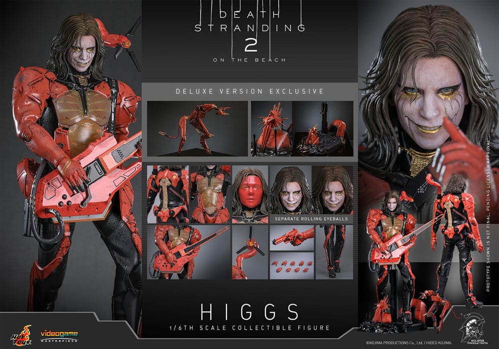 HOT TOYS - Death Stranding 2: On the Beach Videogame Masterpiece Action Figure 1/6 Higgs (Deluxe Version)