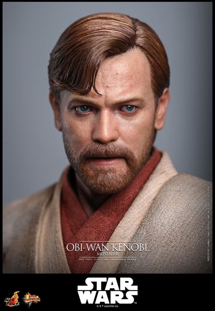 HOT TOYS - Star Wars: Episode III - Revenge of the Sith Movie Masterpiece Action Figure 1/6  MMS843Obi-Wan Kenobi (Mustafar)