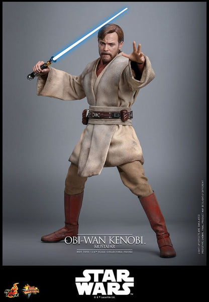 HOT TOYS - Star Wars: Episode III - Revenge of the Sith Movie Masterpiece Action Figure 1/6  MMS843Obi-Wan Kenobi (Mustafar)