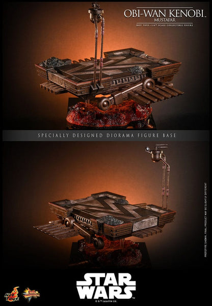 HOT TOYS - Star Wars: Episode III - Revenge of the Sith Movie Masterpiece Action Figure 1/6  MMS843Obi-Wan Kenobi (Mustafar)