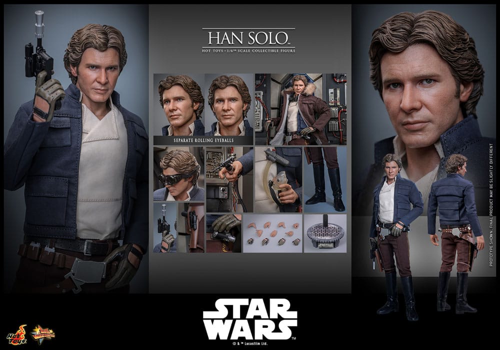 HOT TOYS - Star Wars Episode V Movie Masterpiece Action Figure 1/6 Han
