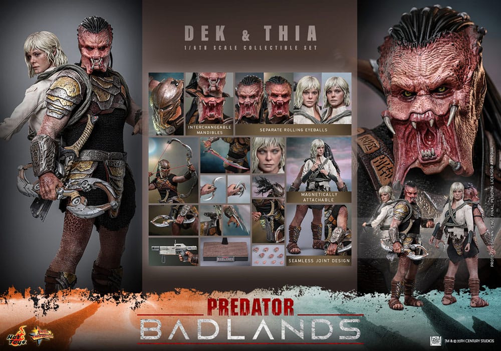 HOT TOYS - Predator: Badlands Movie Masterpiece Action Figure 1/6 Dek & Thia