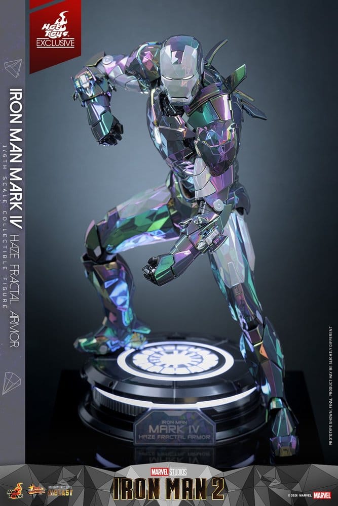 HOT TOYS - Iron Man 2 Action Figure 1/6 Iron Man Mark IV (Haze Fractal Armor)   MMS855-D79