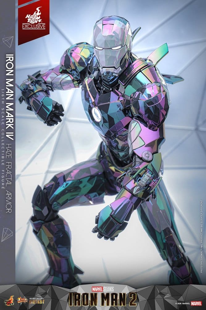 HOT TOYS - Iron Man 2 Action Figure 1/6 Iron Man Mark IV (Haze Fractal Armor)   MMS855-D79