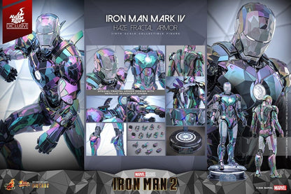 HOT TOYS - Iron Man 2 Action Figure 1/6 Iron Man Mark IV (Haze Fractal Armor)   MMS855-D79