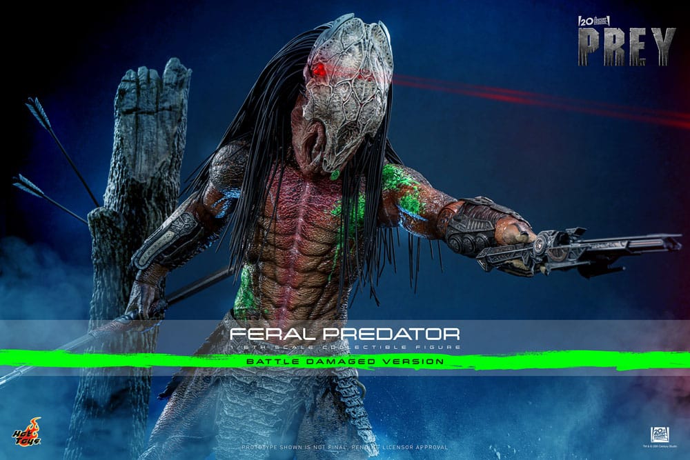 HOT TOYS - Prey Action Figure 1/6 Feral Predator (Battle Damaged Version)