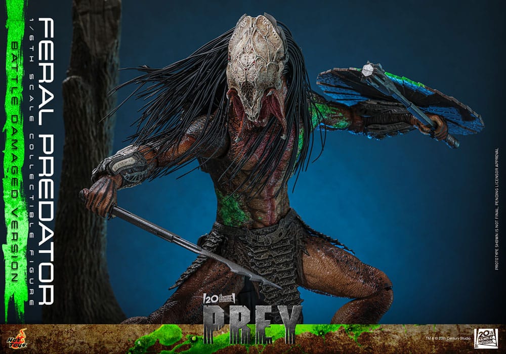 HOT TOYS - Prey Action Figure 1/6 Feral Predator (Battle Damaged Version)