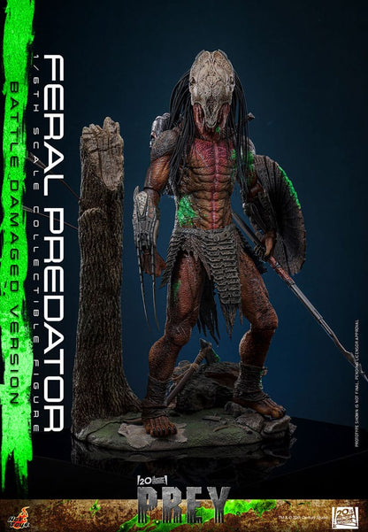 HOT TOYS - Prey Action Figure 1/6 Feral Predator (Battle Damaged Version)