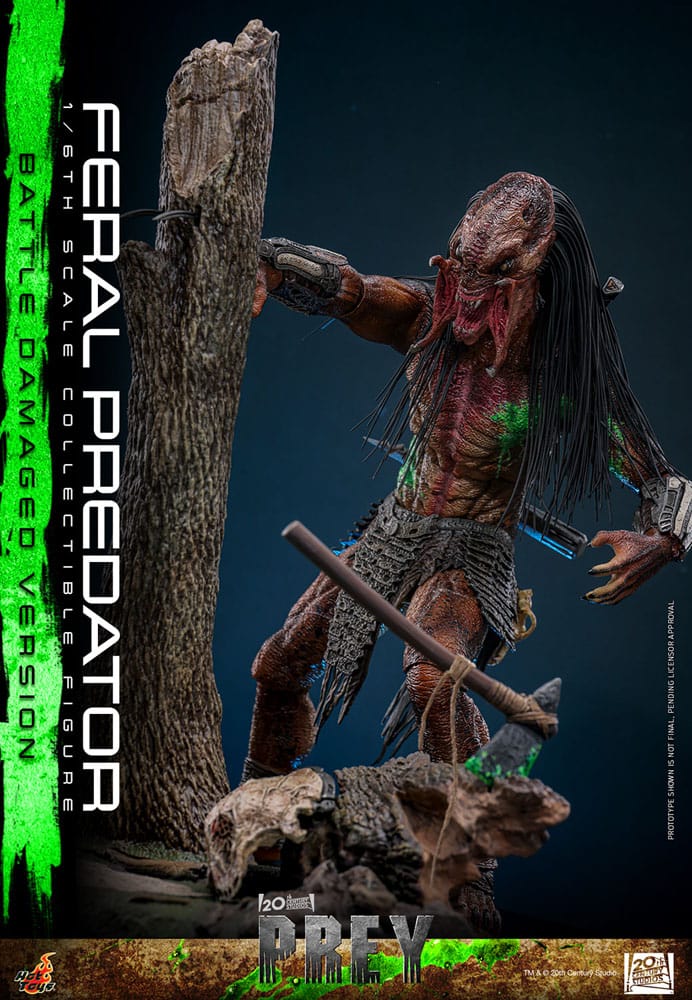 HOT TOYS - Prey Action Figure 1/6 Feral Predator (Battle Damaged Version)