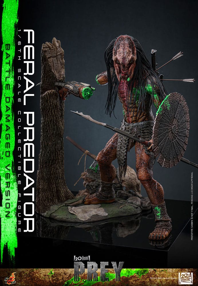 HOT TOYS - Prey Action Figure 1/6 Feral Predator (Battle Damaged Version)