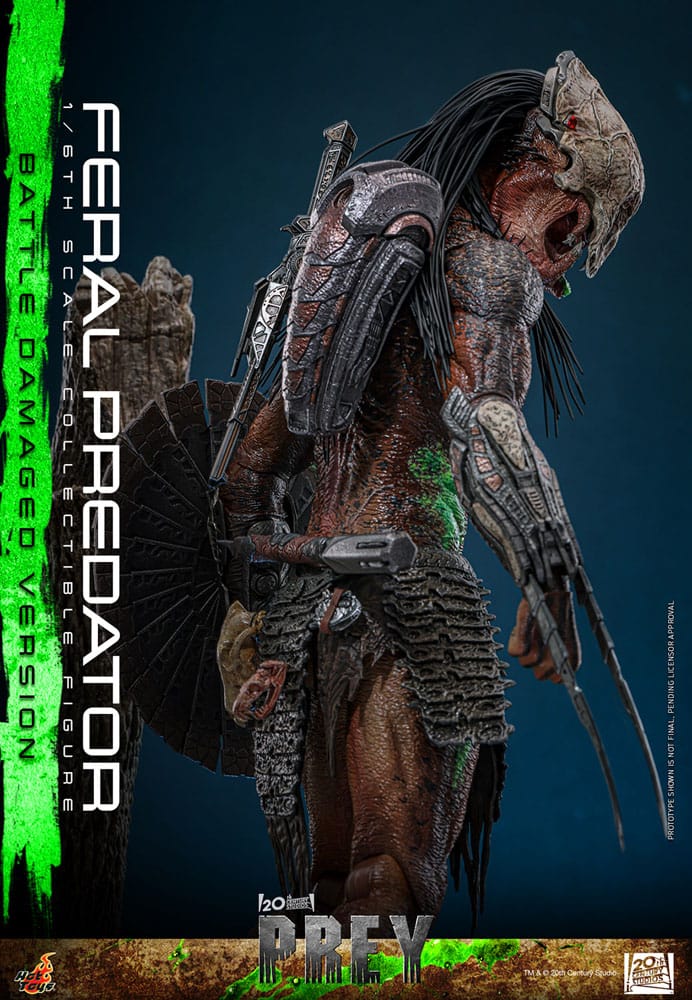 HOT TOYS - Prey Action Figure 1/6 Feral Predator (Battle Damaged Version)
