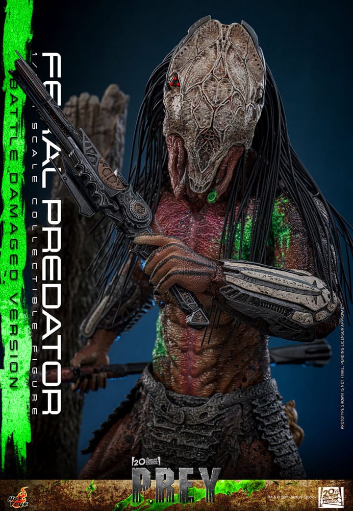 HOT TOYS - Prey Action Figure 1/6 Feral Predator (Battle Damaged Version)