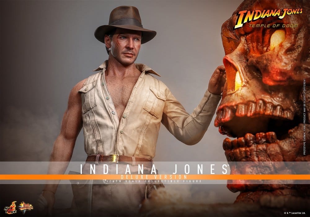 HOT TOYS - Indiana Jones Movie Masterpiece Action Figure 1/6 Indiana Jones (Deluxe Version)   MMS861