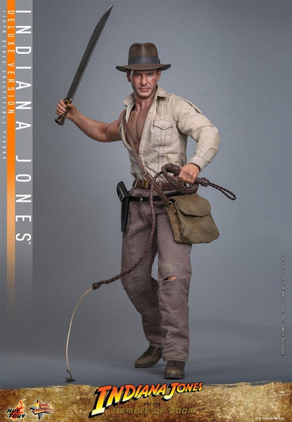 HOT TOYS - Indiana Jones Movie Masterpiece Action Figure 1/6 Indiana Jones (Deluxe Version)   MMS861