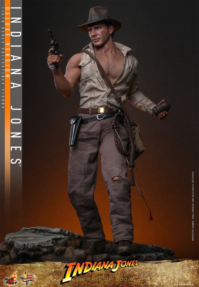 HOT TOYS - Indiana Jones Movie Masterpiece Action Figure 1/6 Indiana Jones (Deluxe Version)   MMS861