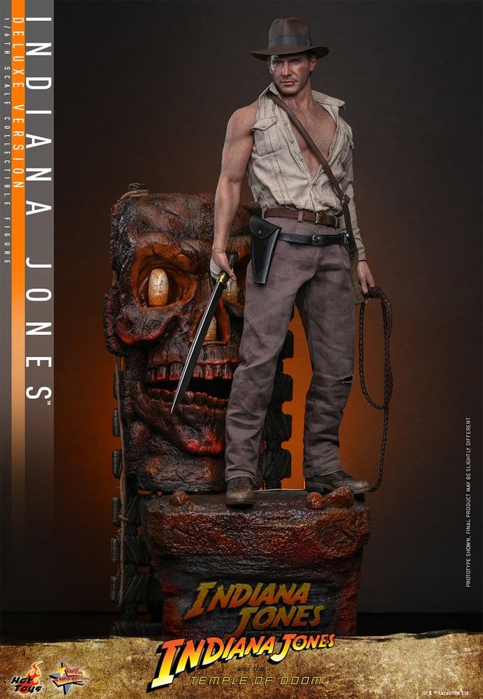HOT TOYS - Indiana Jones Movie Masterpiece Action Figure 1/6 Indiana Jones (Deluxe Version)   MMS861